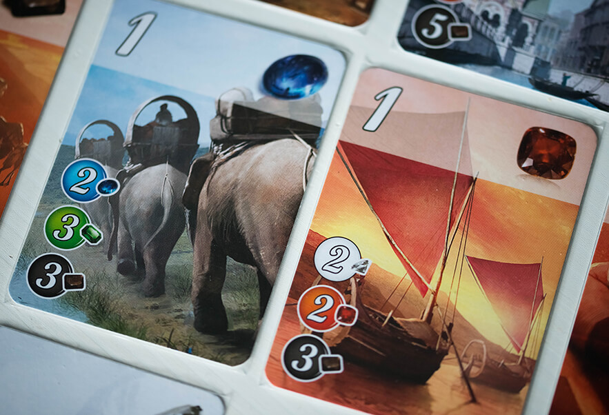 Cards to buy in Splendor