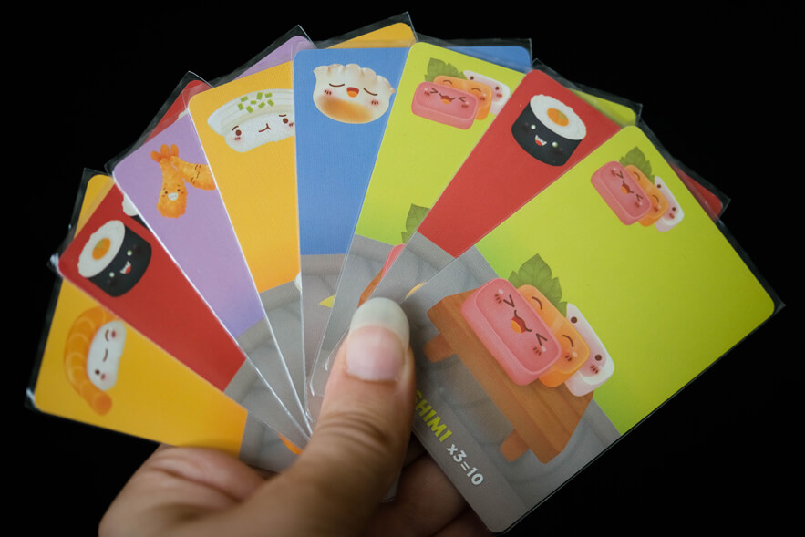 Hand of cards in Sushi Go