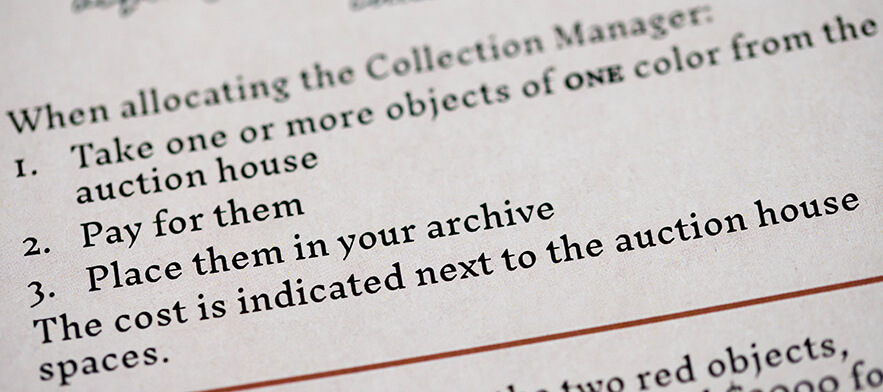 List in the  Curators rulebook